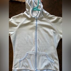 Rave Sky Blue Velour Tracksuit